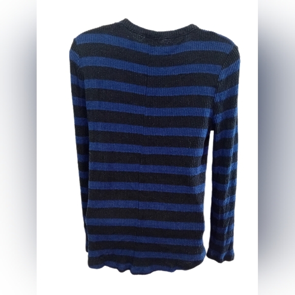 Old Navy and Black Striped Long-Sleeve Crewneck - Picture 2 of 4